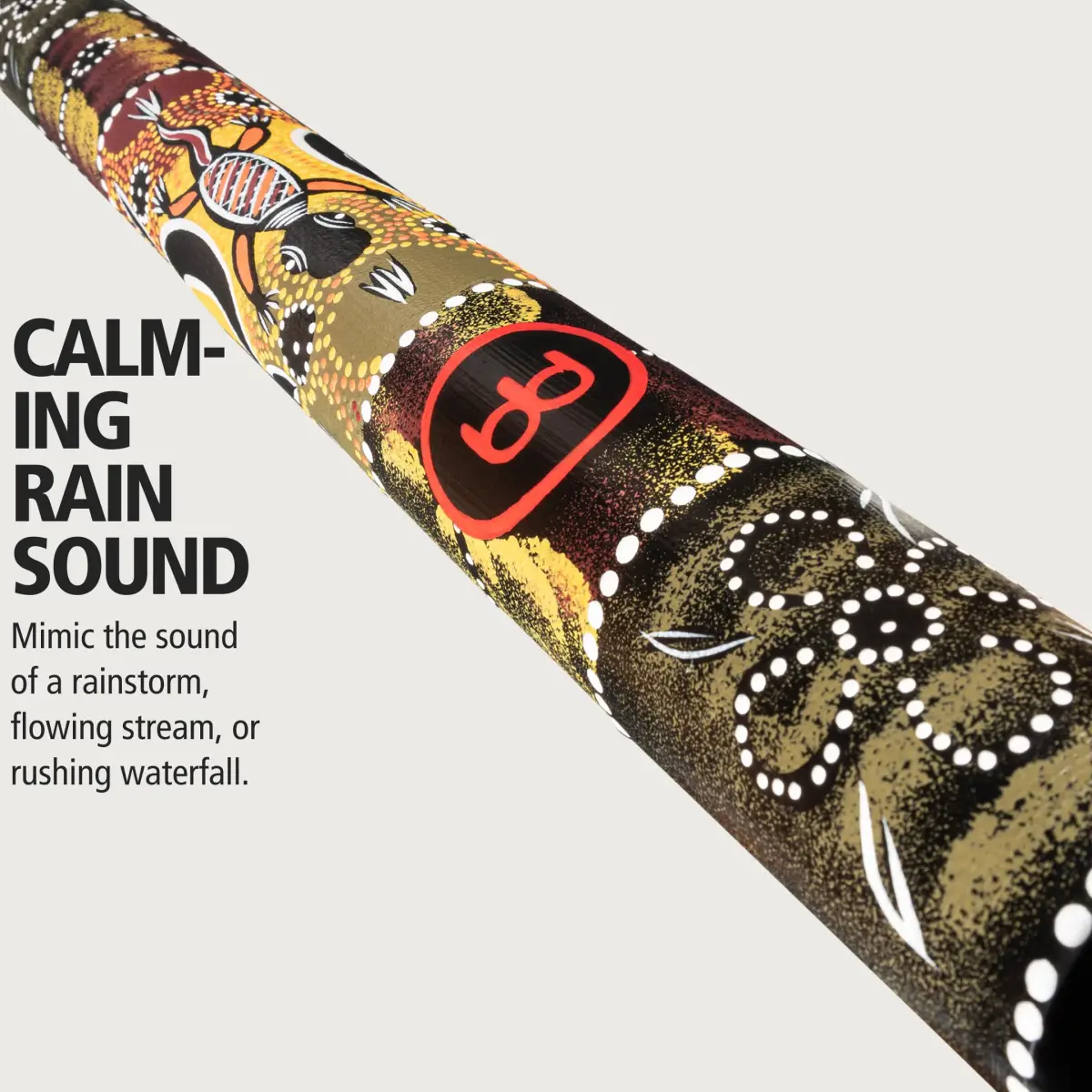 Meinl Percussion Bamboo Rain Stick 80cm (31.5") | Calming Sound Effects for Meditation & ASMR - view 2