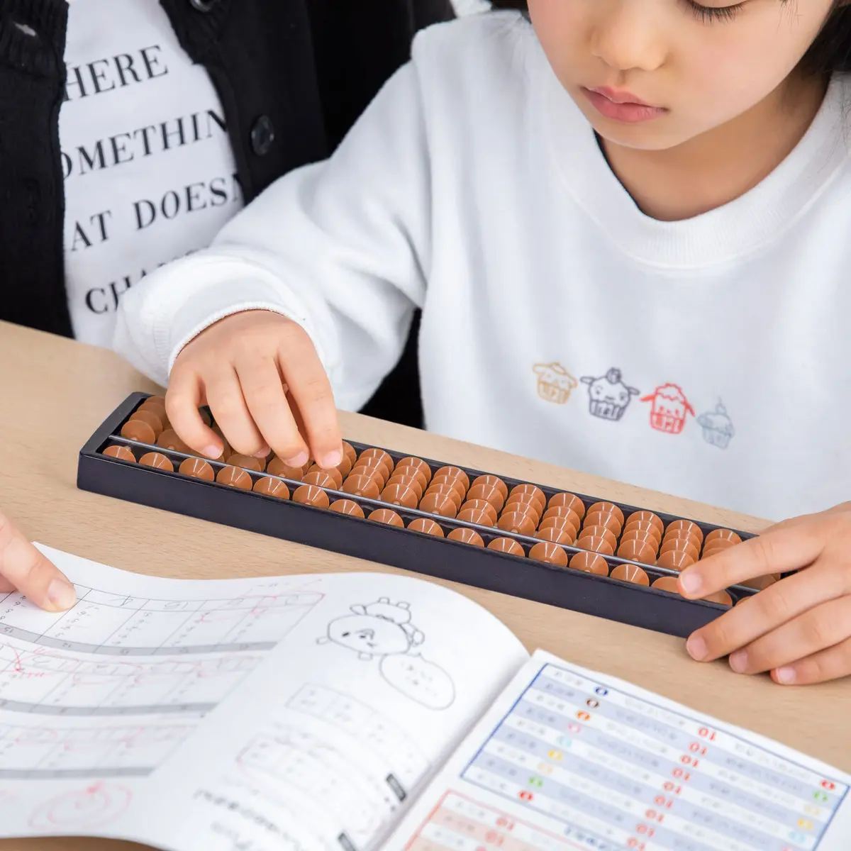 Yellow Mountain Imports 17-Column Soroban Abacus 26.7 cm (10.5 in) | Classic Math Tool for Mental Calculation - view 9