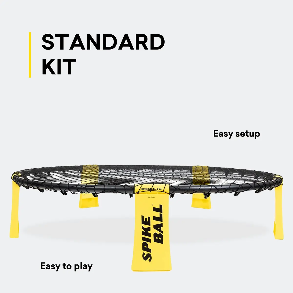 Spikeball The Original Kit 1-Ball Game Set | Outdoor Yard & Camping Games, Yellow & Black - view 4