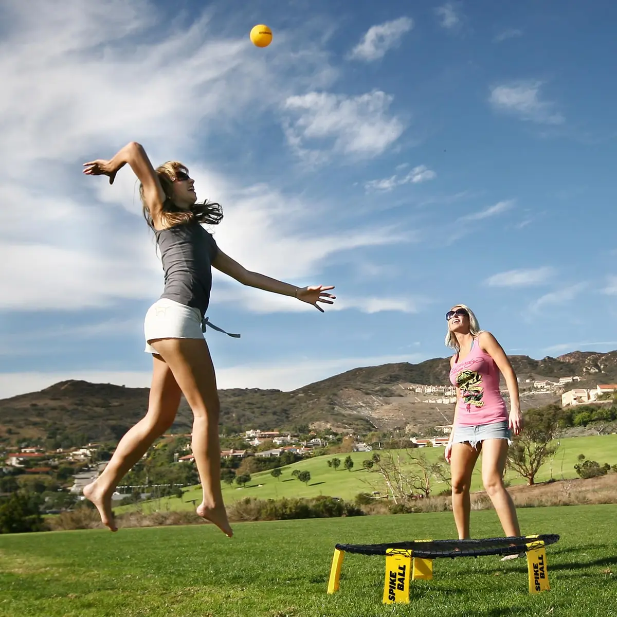 Spikeball The Original Kit 1-Ball Game Set | Outdoor Yard & Camping Games, Yellow & Black - view 2