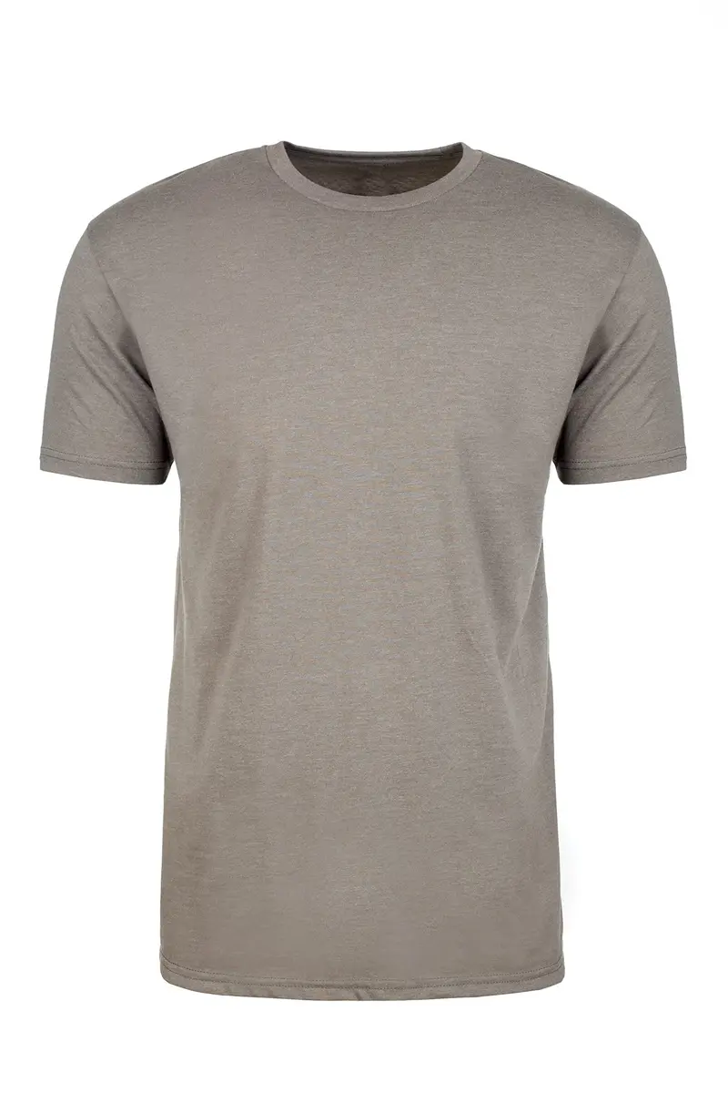 The Next Level Sueded Crew XL RED | Casual Men's T-Shirt, 60% Cotton & 40% Polyester, Regular Fit — Warm Gray / XX-Large - view 3