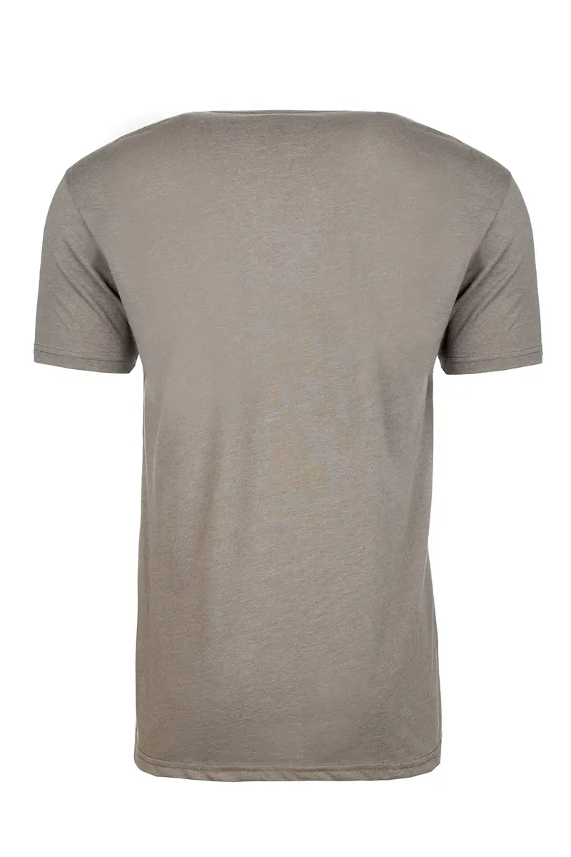 The Next Level Sueded Crew XL RED | Casual Men's T-Shirt, 60% Cotton & 40% Polyester, Regular Fit — Warm Gray / XX-Large - view 4