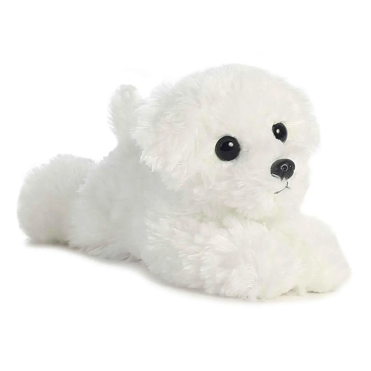 Aurora Mini Flopsie Snowball Puppy Plush Toy | Soft & Cuddly Companion for Kids - view 2