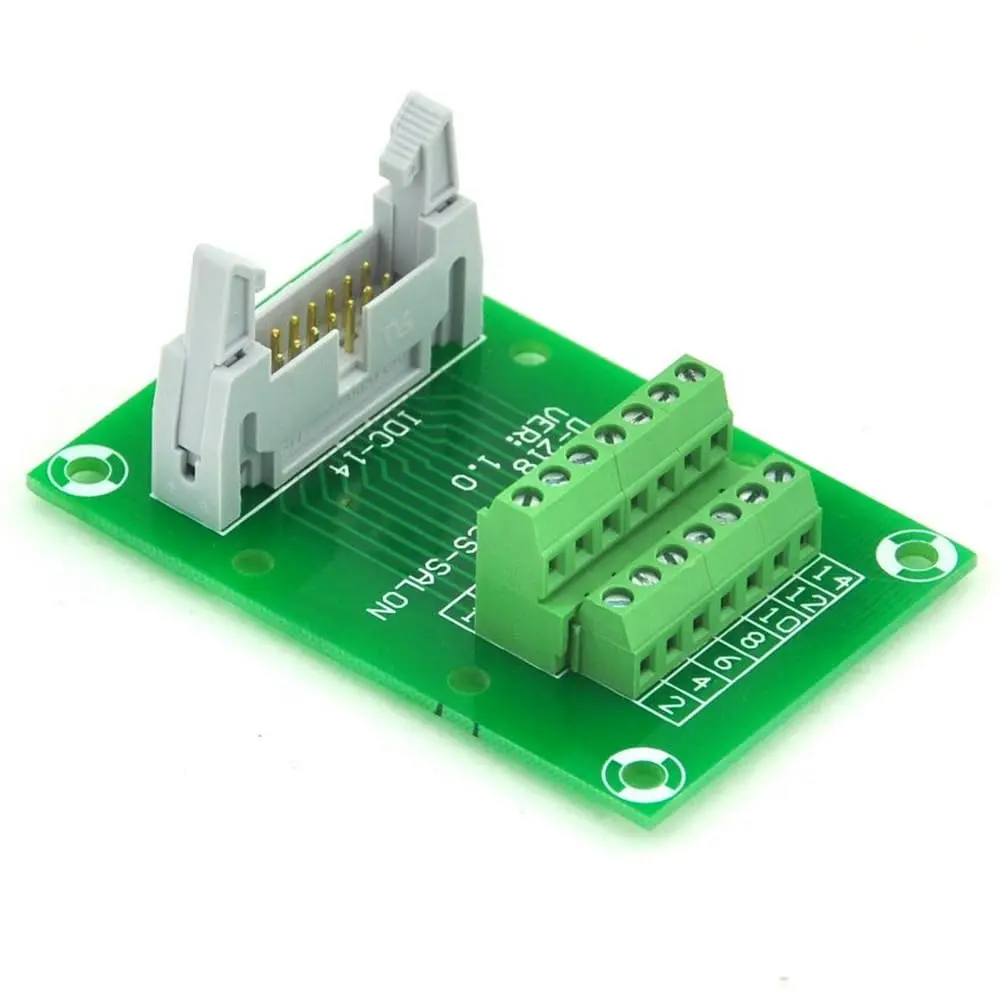 Electronics-Salon Flat Ribbon Cable 0.1" IDC14 2x7Pin | 2.54mm Pitch, 60V, 1A, Dual Copper Layers - view 2