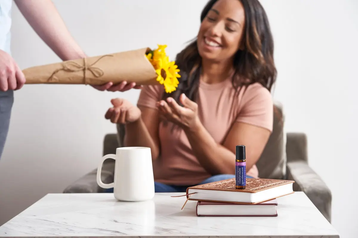 doTERRA Clary Calm Essential Oil Monthly Blend for Women - 10 ml | Hormone Balance & Emotional Relief - view 4