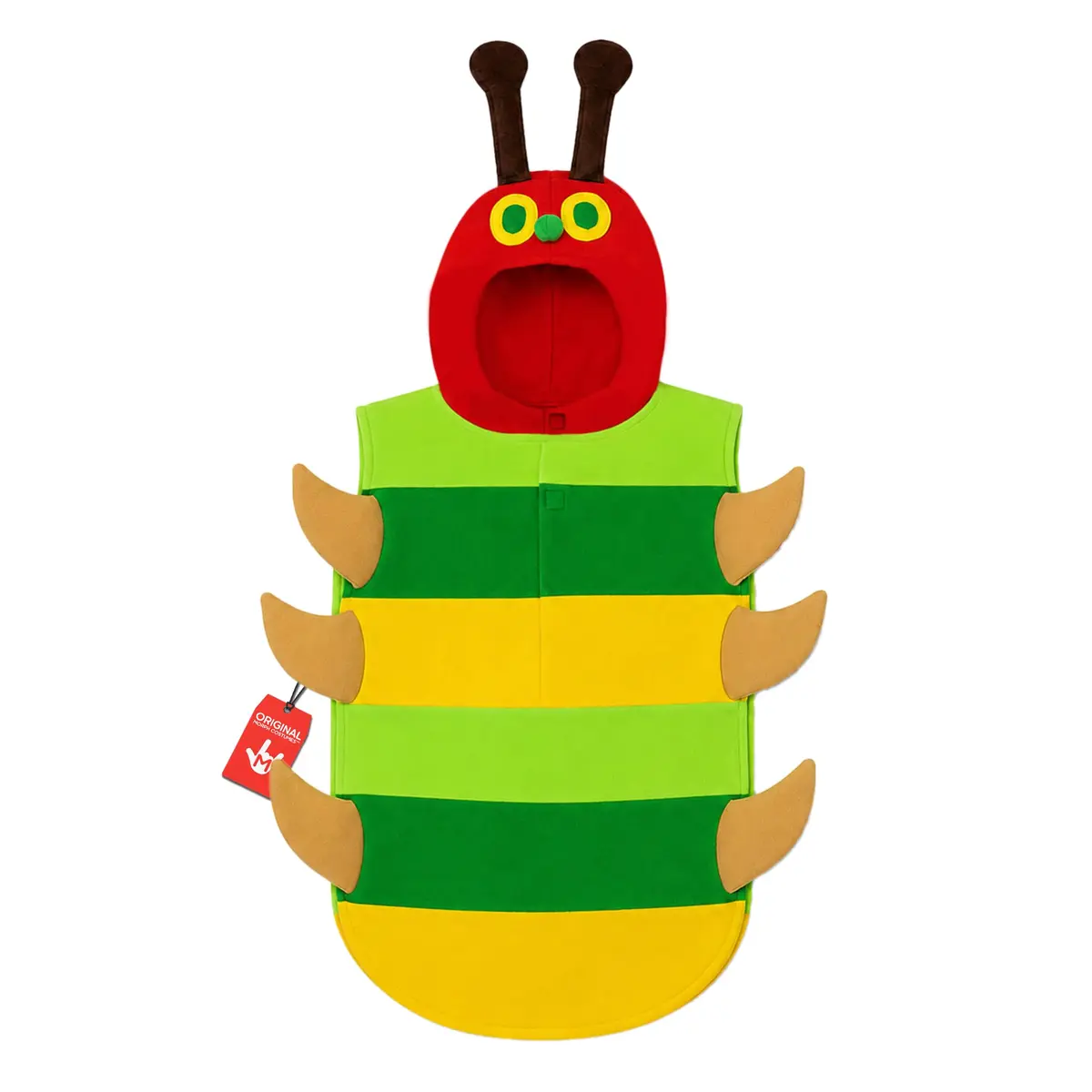 fun shack Caterpillar Costume Kids, Boys, Small | Colorful Book Character Dress-up for 3-4 Years - main product image