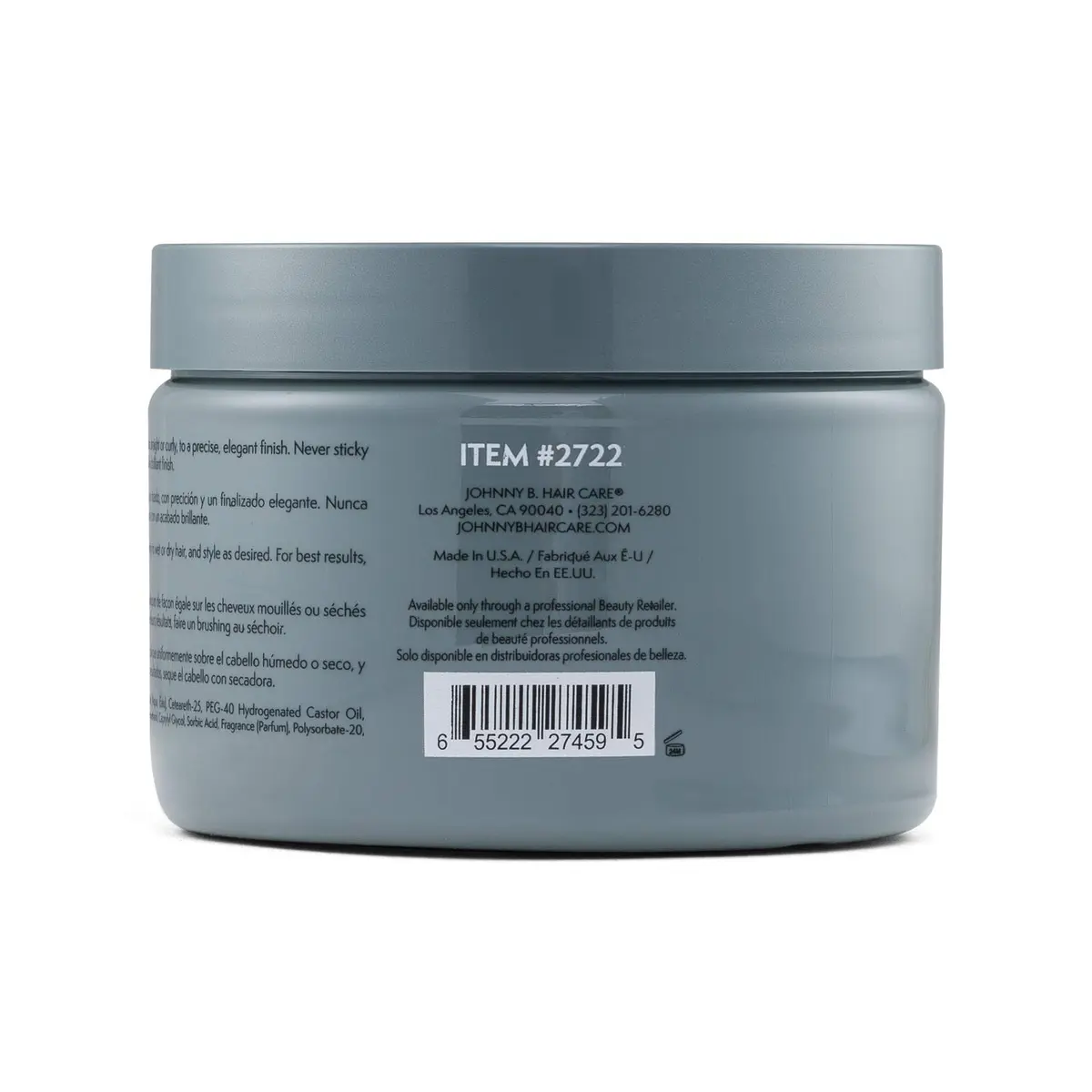 JOHNNY B. Dope Texture Gel 355ml (12 oz) | Strong Hold Hair Styling Agent - view 3