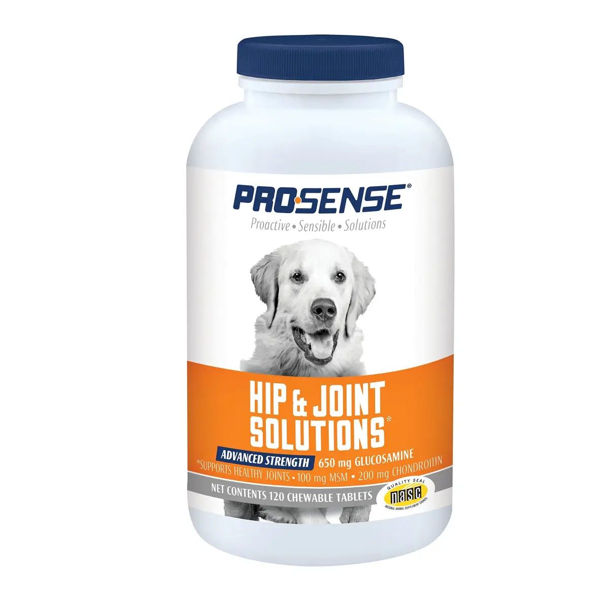 ProSense Advanced Strength Glucosamine Chew Tablets for Dogs 120 Count | Supports Joint Function & Cartilage Health - main product image