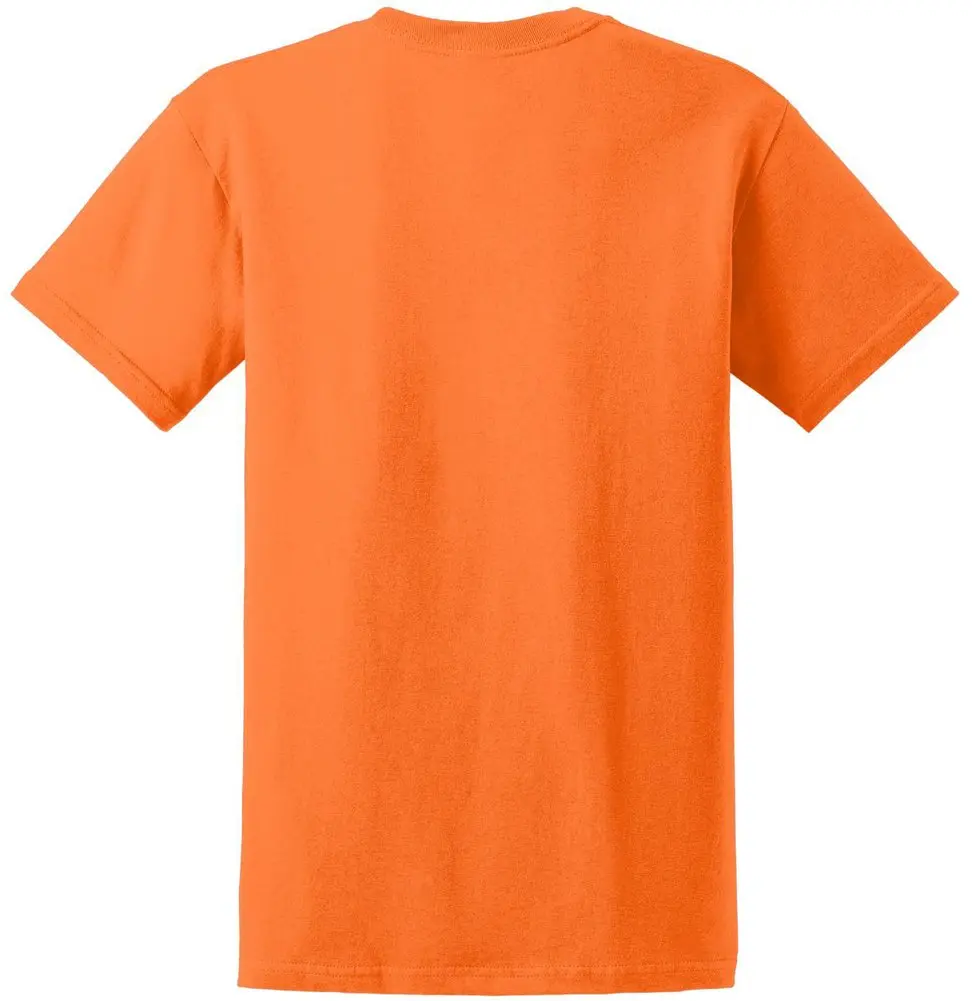Joe's USA Heavyweight Cotton T-Shirt 3XL | Classic Fit, 6.1 oz, Orange Sherbet - view 2