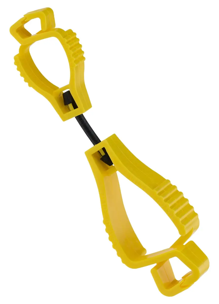 Glove Guard® Clip Large Yellow | Safety & PPE Accessory for Gloves & More - main product image