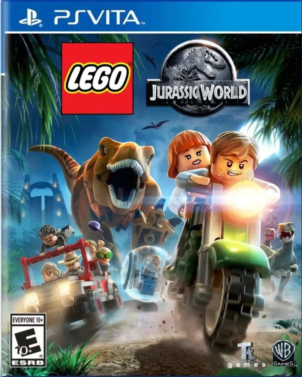 WARNER BROS LEGO Jurassic World - PlayStation Vita | Adventure Game with Dinosaurs (100 words) - main product image