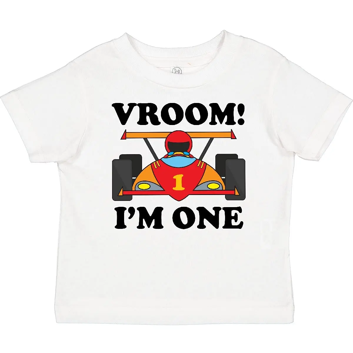 inktastic 1st Birthday Racing Car Baby T-Shirt 12 Months | Cute, Comfortable & USA-Printed (70-120 chars) - main product image
