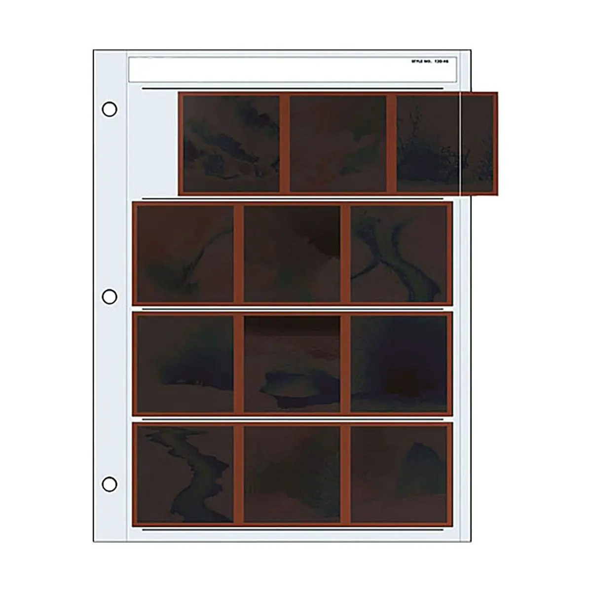 Print File 120-4B Negative Preservers for 120 Film | 25 Pack, Clear, Archival Quality - main product image