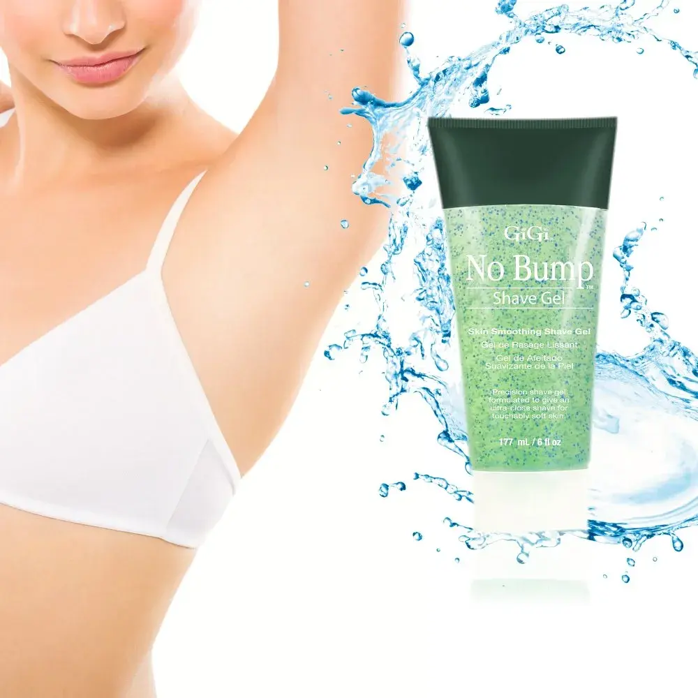 GiGi No Bump Skin Smoothing Shave Gel 177ml (6 fl oz) | Prevents Ingrown Hairs & Razor Bumps - view 3