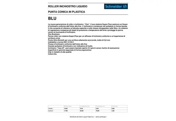 Schneider Roller Ballpen - Blue | Ultra-Smooth Liquid Ink, 0.6mm Line Width, German Quality - view 5