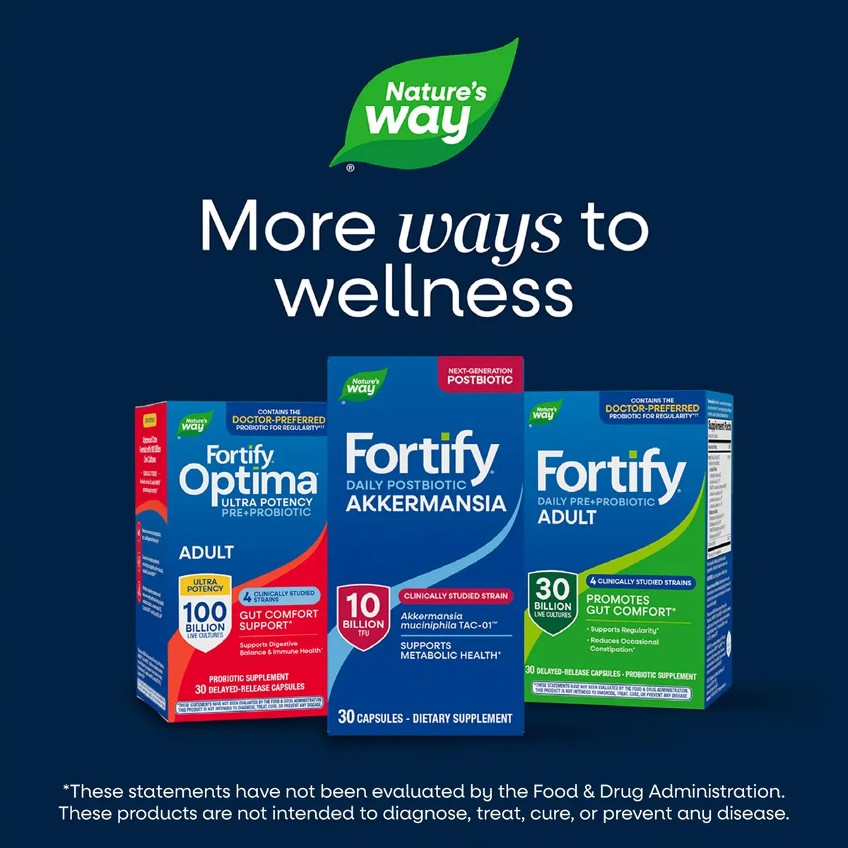 Nature's Way Fortify Daily Pre+Probiotic for Adults, 30 Billion CFUs, 30 ct | Supports Gut & Immune Health - view 8