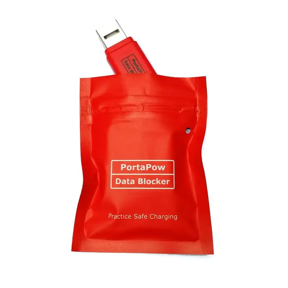 PortaPow USB Data Blocker (2 Pack) - Protect Against Juice Jacking | USB-A to USB-A Male-to-Female Adapter - view 6