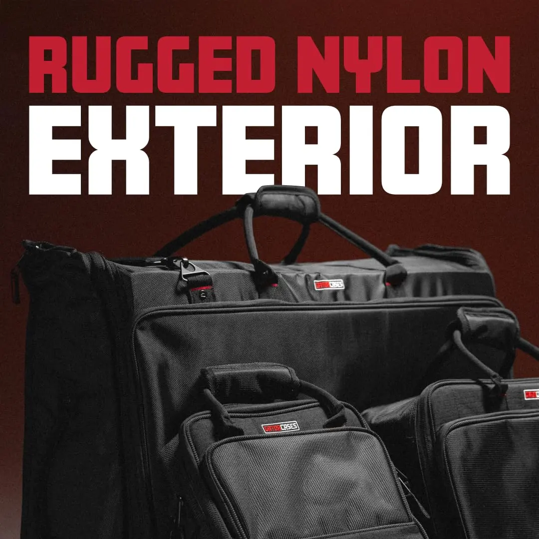 Gator 18.5 x 15 x 6.5" Padded Mixer Carry Bag | Rugged Nylon, Dual-Layer Padding, USA Support - view 8