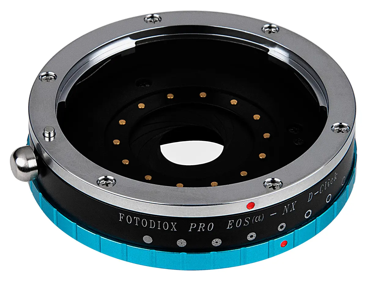 Fotodiox Pro IRIS Lens Mount Adapter Compatible with Canon EOS EF Full Frame Lenses to Samsung NX Mount Cameras - view 2