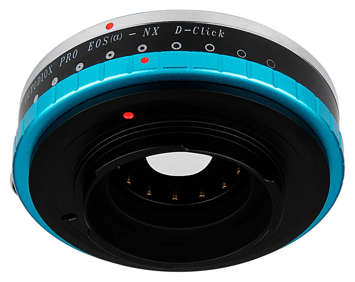 Fotodiox Pro IRIS Lens Mount Adapter Compatible with Canon EOS EF Full Frame Lenses to Samsung NX Mount Cameras - view 3