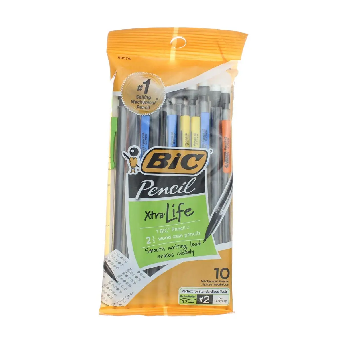 BIC Mechanical Pencil, Medium Point (0.7 mm) | Durable, Smudge-Free, 10 Pencils - main product image