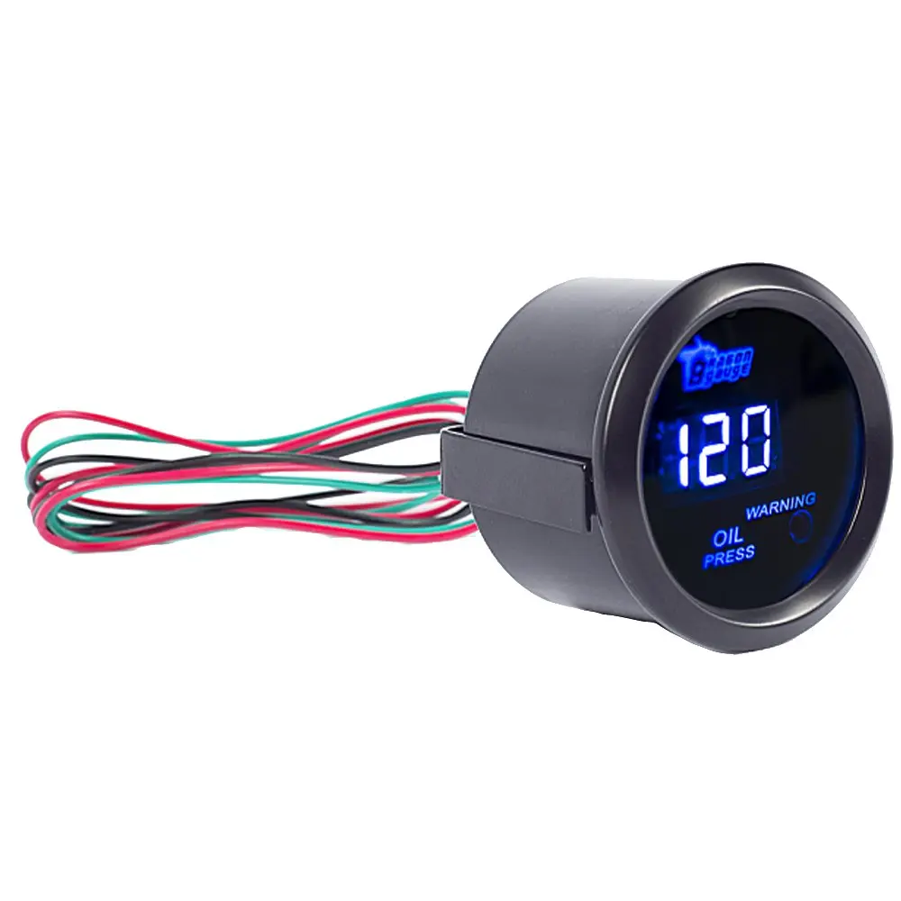 ESUPPORT Digital Oil Press Gauge Kit 52mm (2") Blue LED | 0-120 PSI Pressure Monitoring - view 5