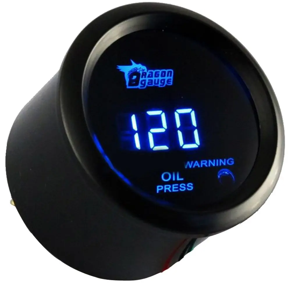 ESUPPORT Digital Oil Press Gauge Kit 52mm (2") Blue LED | 0-120 PSI Pressure Monitoring - view 6