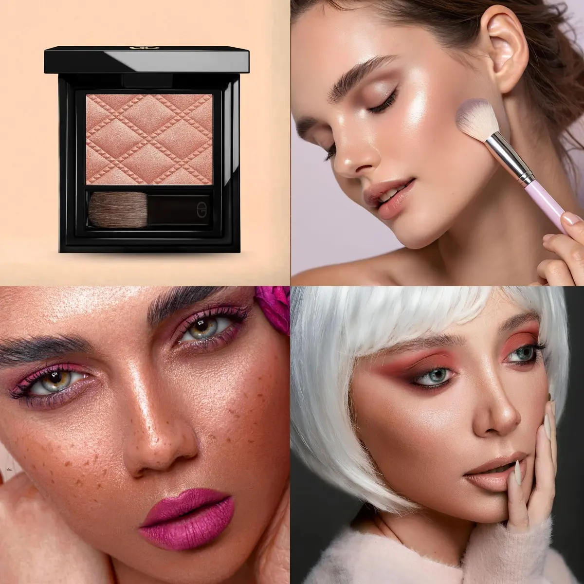 GA-DE Idyllic Soft Satin Blush Powder 0.28 oz | Buildable Sheer to Flushed Look - view 4