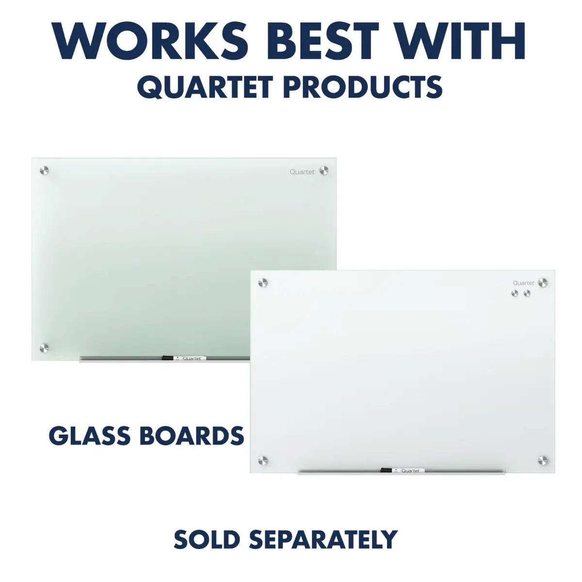 Quartet Clear Round Rare Earth Magnets 1/2" Diameter, 6 Pack | Strong Hold for Glass Whiteboards - view 6