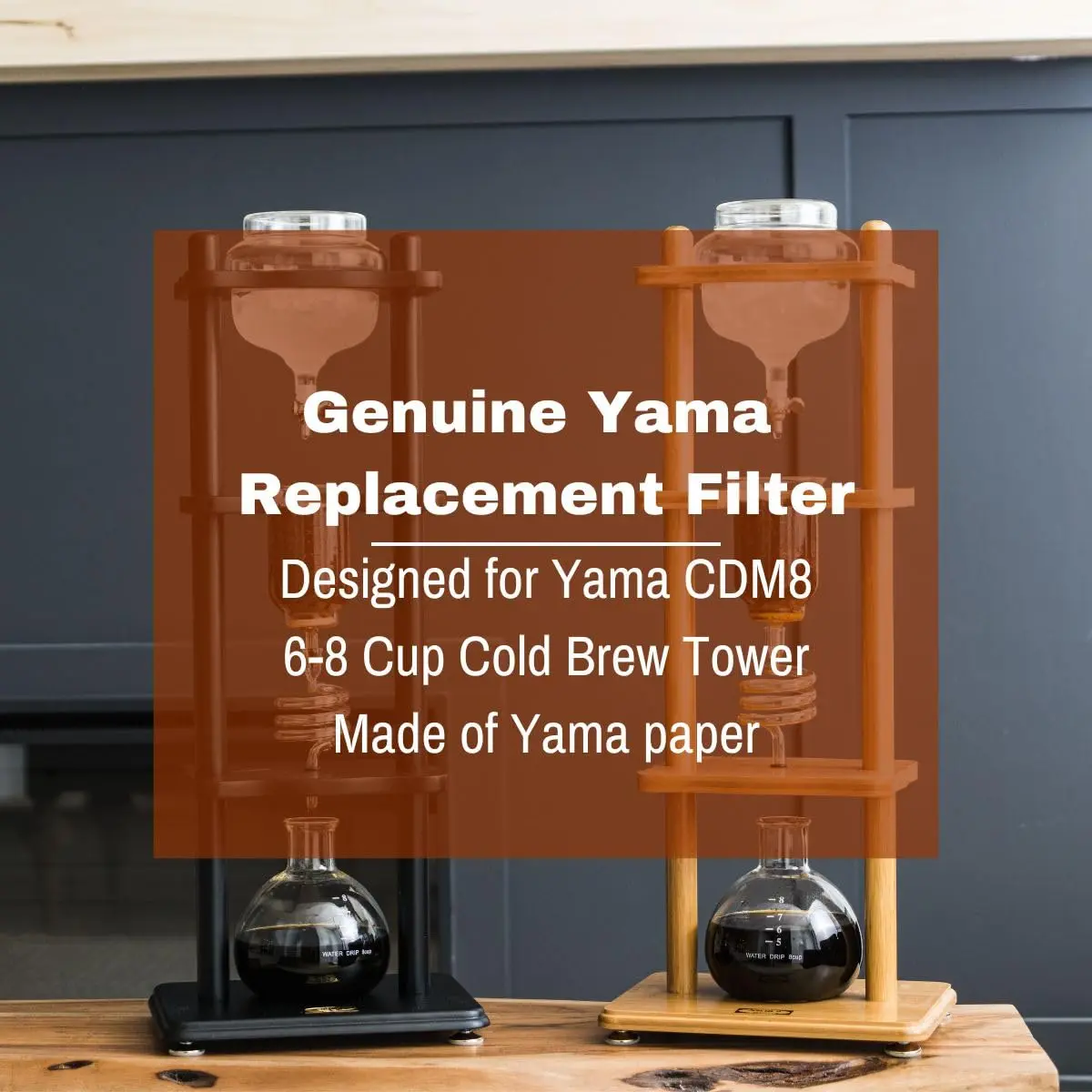 Yama Paper Filters for CDM8 | Sediment-Free Cold Brew Filters (20-pack, Taiwan) - view 5