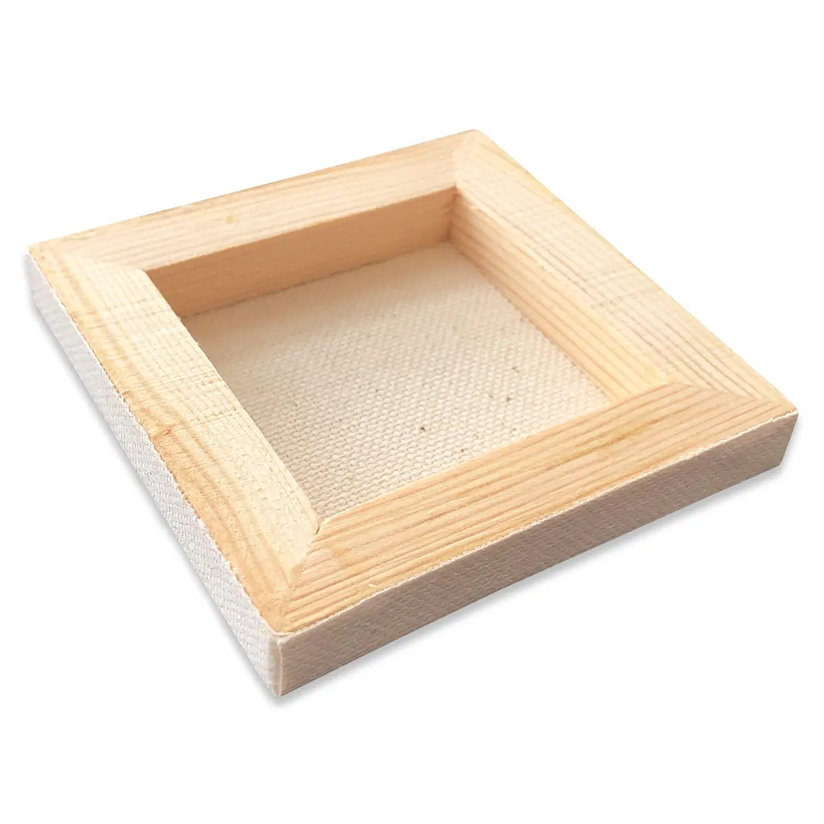 LWR CRAFTS Mini Stretched Canvas 3" x 3" Pack of 12 | Perfect for Oil & Acrylic Art - view 2