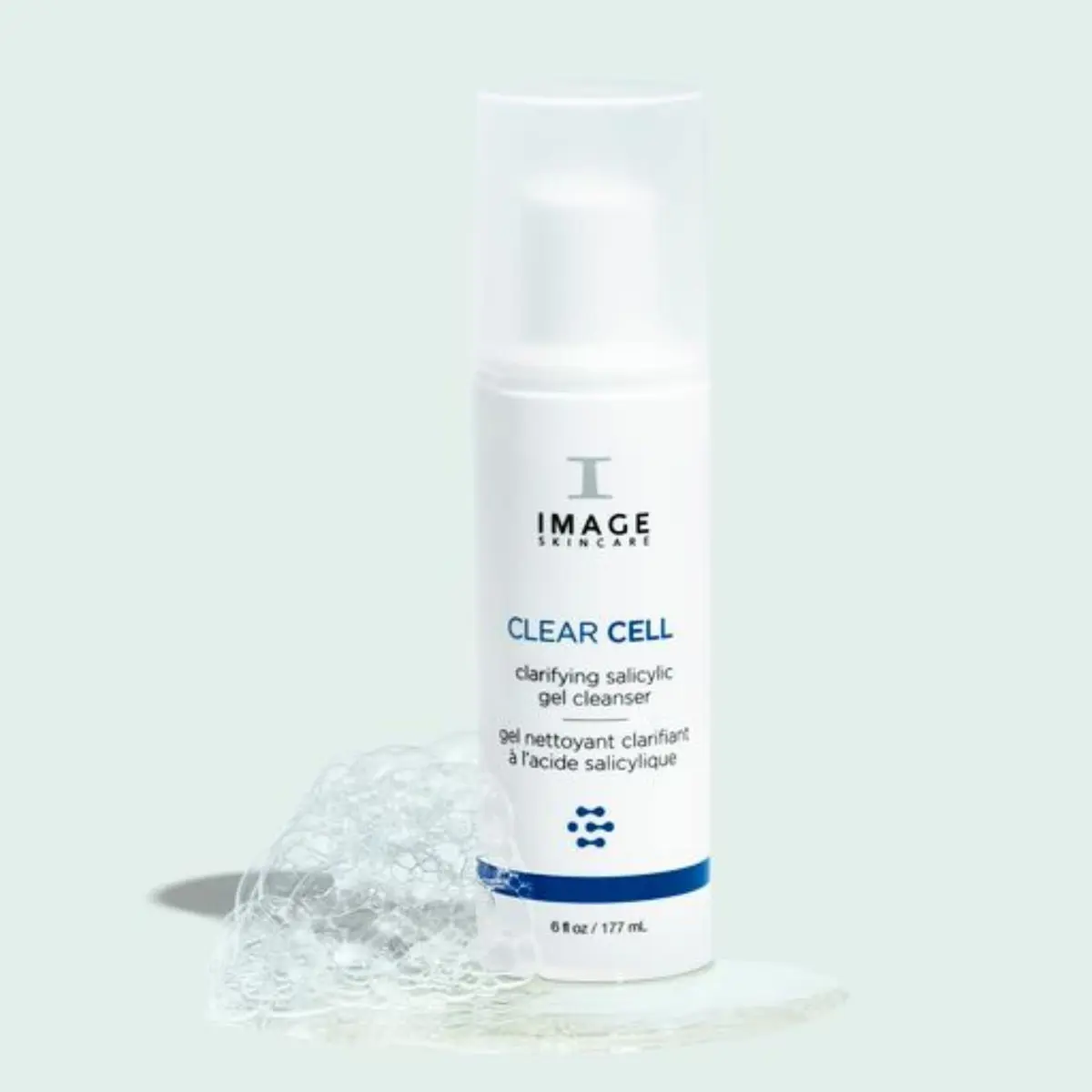 IMAGE Skincare CLEAR CELL Salicylic Gel Cleanser 6 fl oz | Gently exfoliates excess oil, shine & impurities for healthy skin - view 6