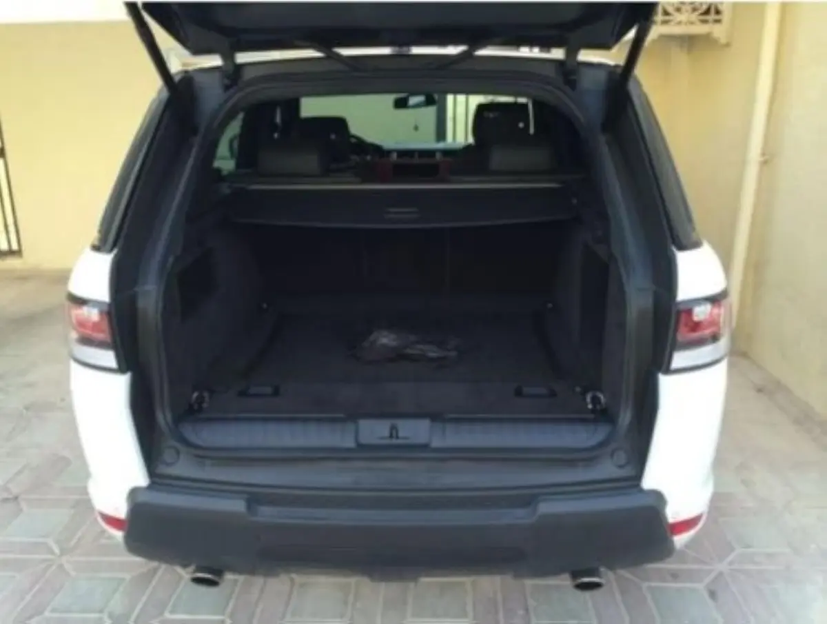 Trunknets Inc Floor Style Trunk Cargo Net for Land Rover Range Rover Sport 2013-2022 | Durable Elastic Mesh, Black - main product image
