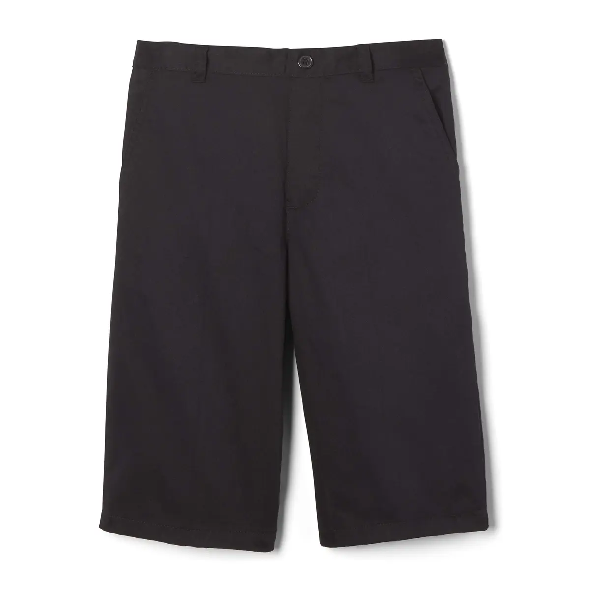French Toast Boys' Pull-On Twill Short, Black, 20 | Slim Fit Summer Shorts with Concealed Elastic - view 3