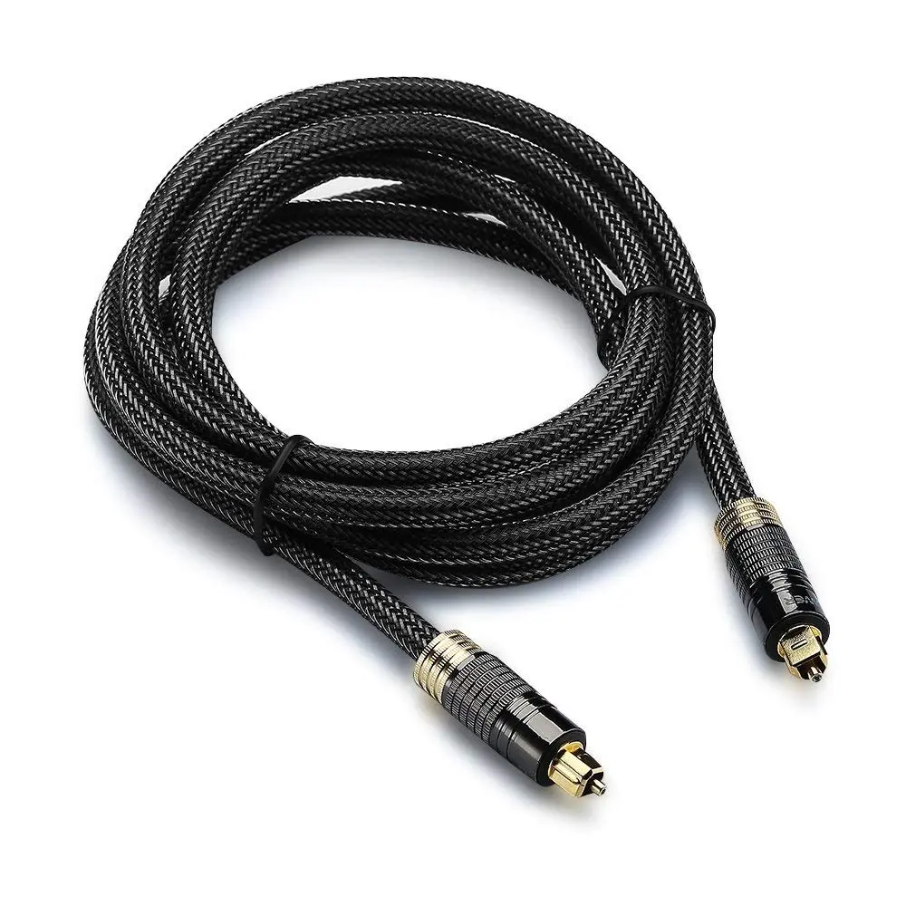 FosPower 24K Gold Plated Toslink Digital Fiber Optical Audio Cable 0.91 m (3 FT) | High Speed S/PDIF Cable for Home Theater, Soundbar, TV - view 8