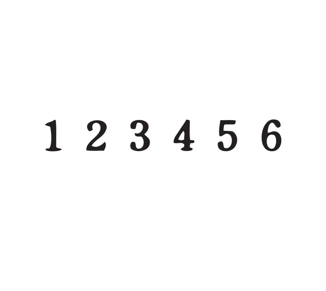2000 PLUS Self-Inking Numberer Stamp 6-Bands 1/2" & 5/32" | Precise Custom Numbering Tool - view 2