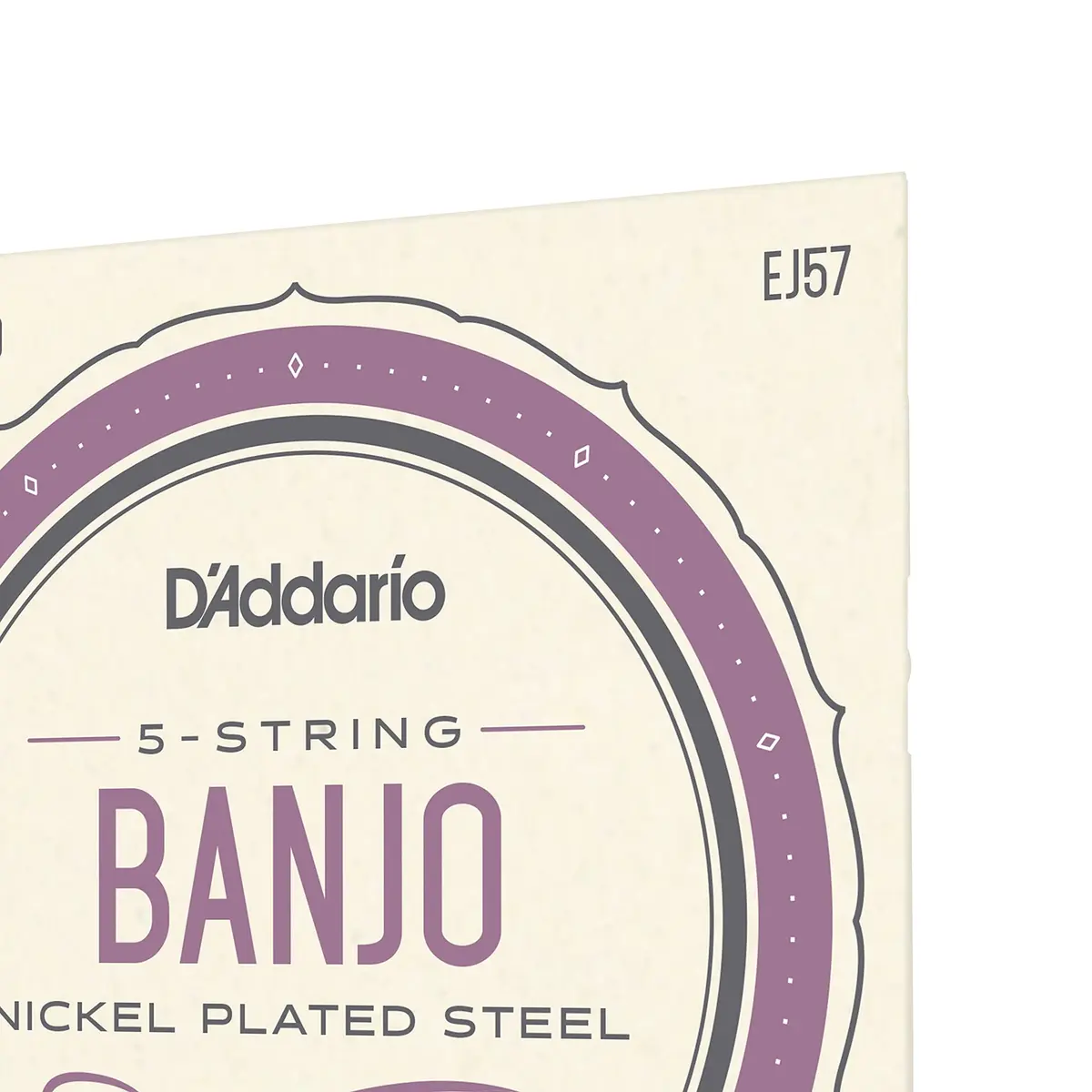 D'Addario EJ57 Banjo Strings, Nickel-Plated Steel, Custom Medium Gauge 11-22, 5-String Set | Warm, Bright Tone - view 4
