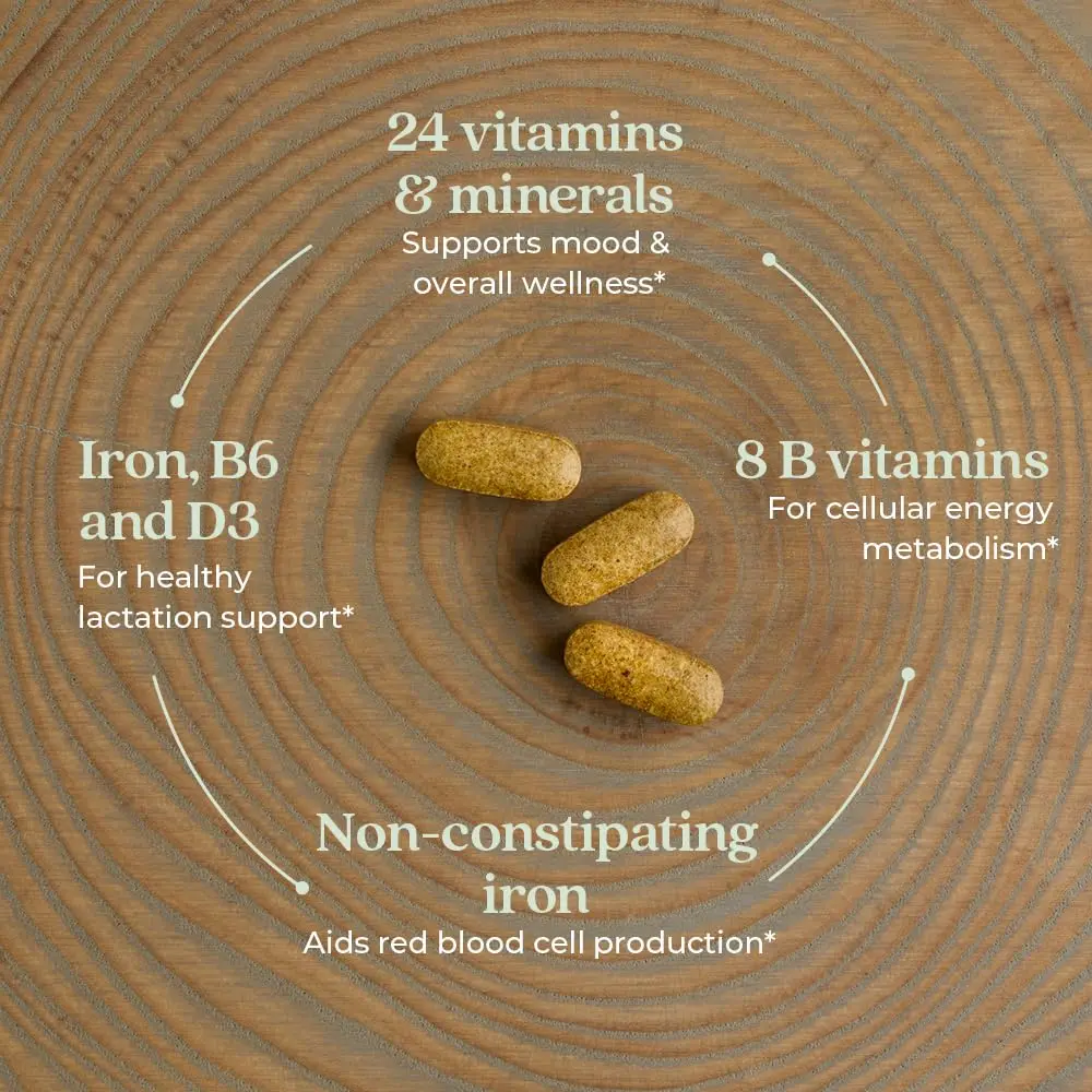New Chapter Perfect Postnatal Multivitamin 96 Count | Supports Lactation & Energy - view 3