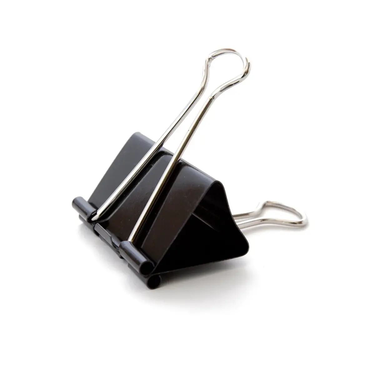 U Brands Large Binder Clips 2-Inch Width, 1-Inch Capacity, 12-Count | Classic Black & Silver Steel - view 2