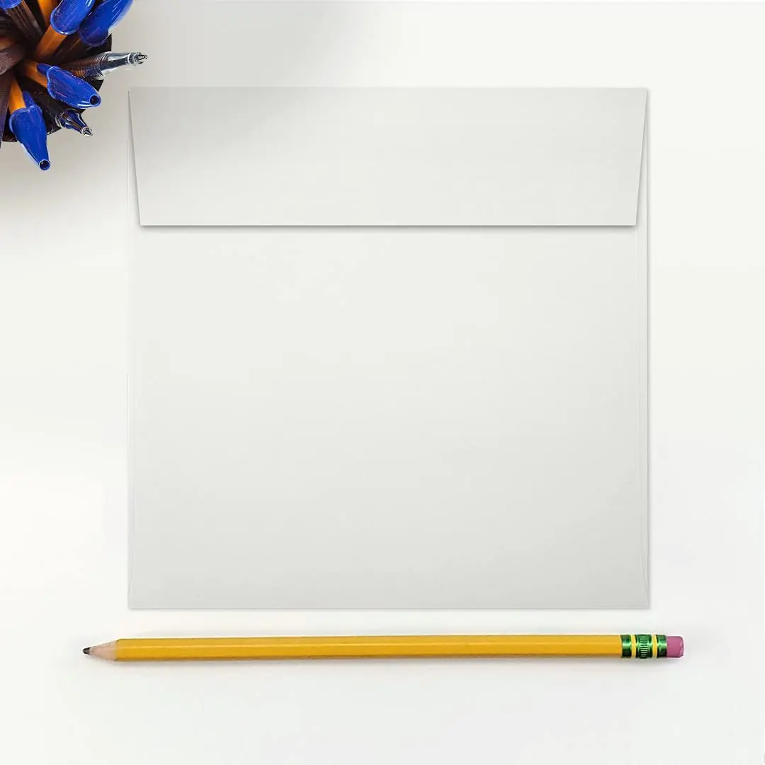 LUXPaper Square Invitation Envelopes | Peel & Press | 6" x 6" | Natural White | 100% Cotton | 80lb. Text - view 4