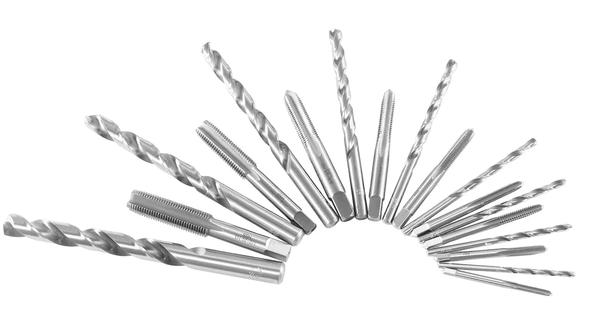 Accusize Industrial Tools HSS Tap and Drill Set, UNF, 18 Pc | Fully Ground, UNF Taps & Drills for Industrial Use - view 9