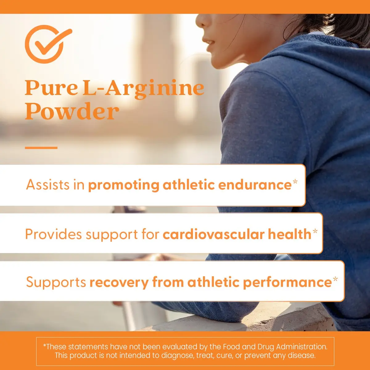 Doctor's BEST Pure L-Arginine Powder 300g (10.6 oz) | Supports Nitric Oxide Levels & Heart Health - view 3