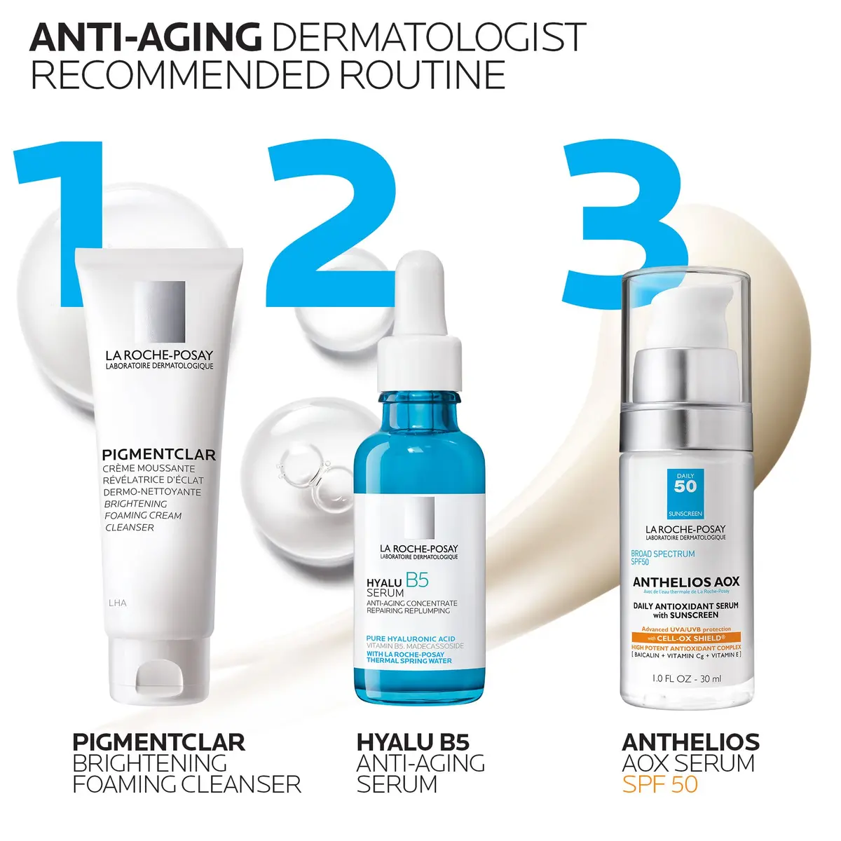 La Roche-Posay Anthelios AOX Antioxidant Serum with Sunscreen SPF 50 30ml (1 Fl Oz) | Broad Spectrum UVA/UVB Protection - view 6