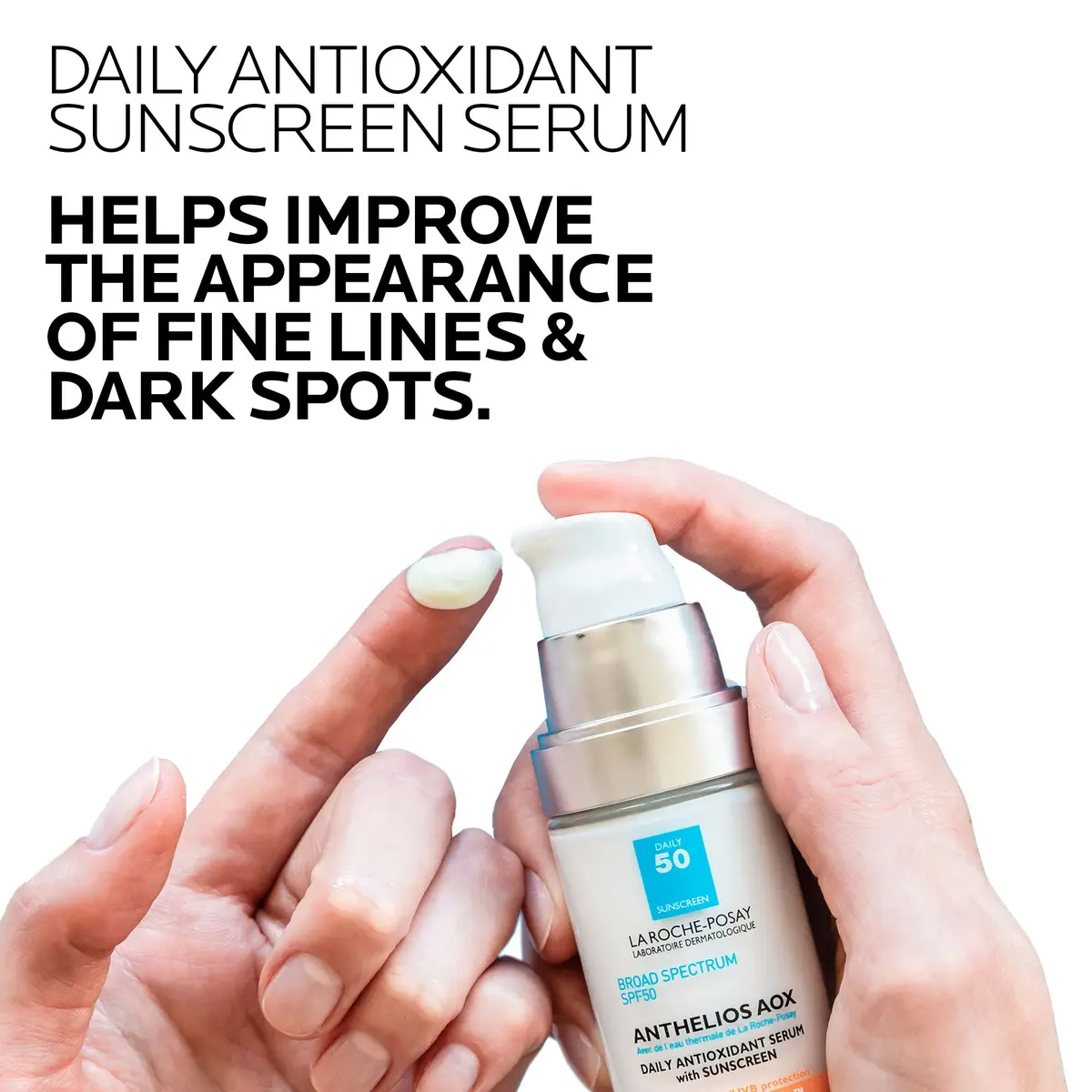La Roche-Posay Anthelios AOX Antioxidant Serum with Sunscreen SPF 50 30ml (1 Fl Oz) | Broad Spectrum UVA/UVB Protection - view 2