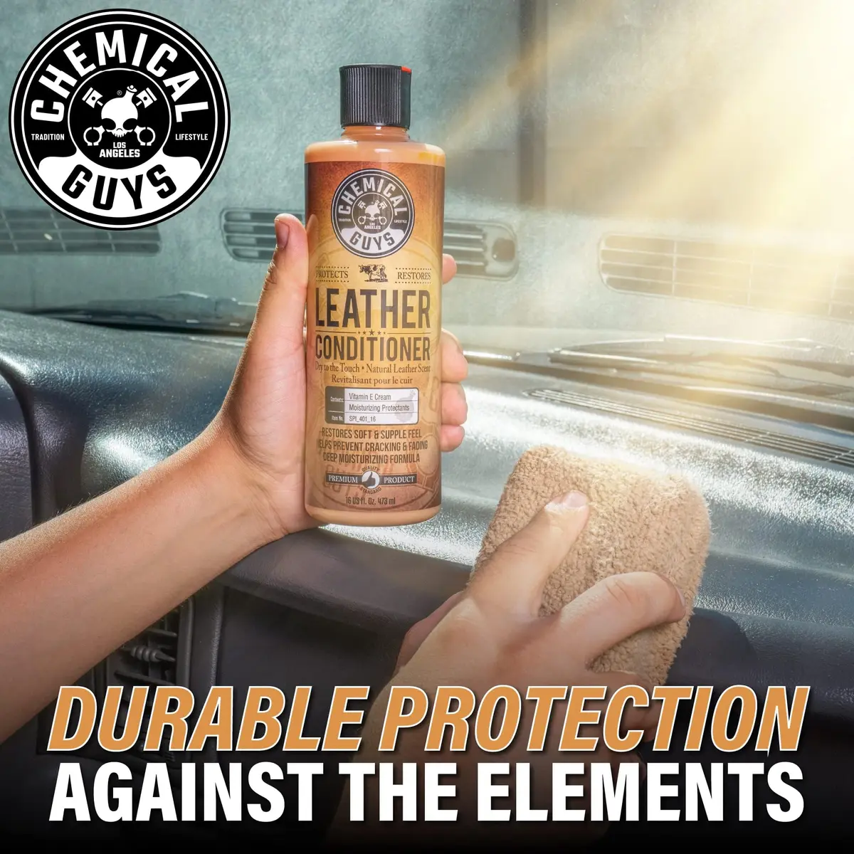 Chemical Guys Leather Cleaner & Conditioner Kit Travel Size 2 x 4 fl oz | pH-Balanced Auto & Home Leather Care - view 3