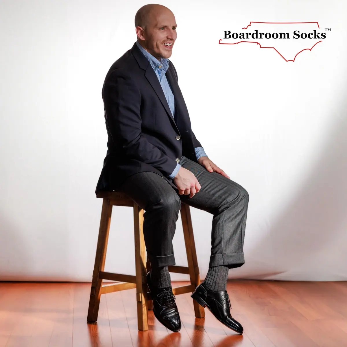 BoardroomSocks Merino Wool Mid-Calf Dress Socks for Men, Ribbed Dress Socks | Comfortable, Durable & Made in USA - view 8
