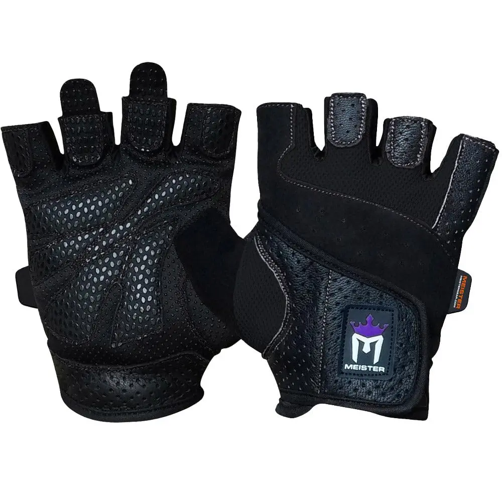 Meister Women's Fit Weight Lifting Gloves w/Washable Amara Leather | Breathable, No-Slip Grip for Women - main product image