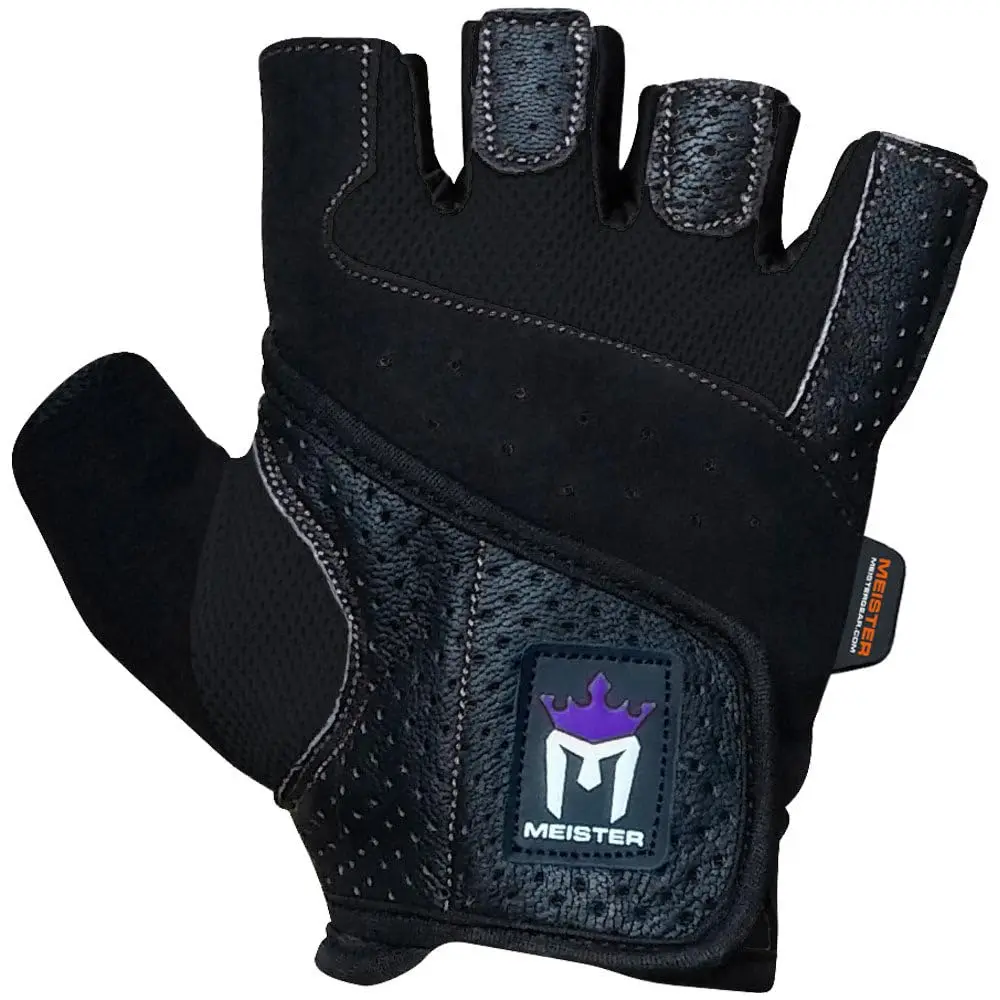 Meister Women's Fit Weight Lifting Gloves w/Washable Amara Leather | Breathable, No-Slip Grip for Women - view 2