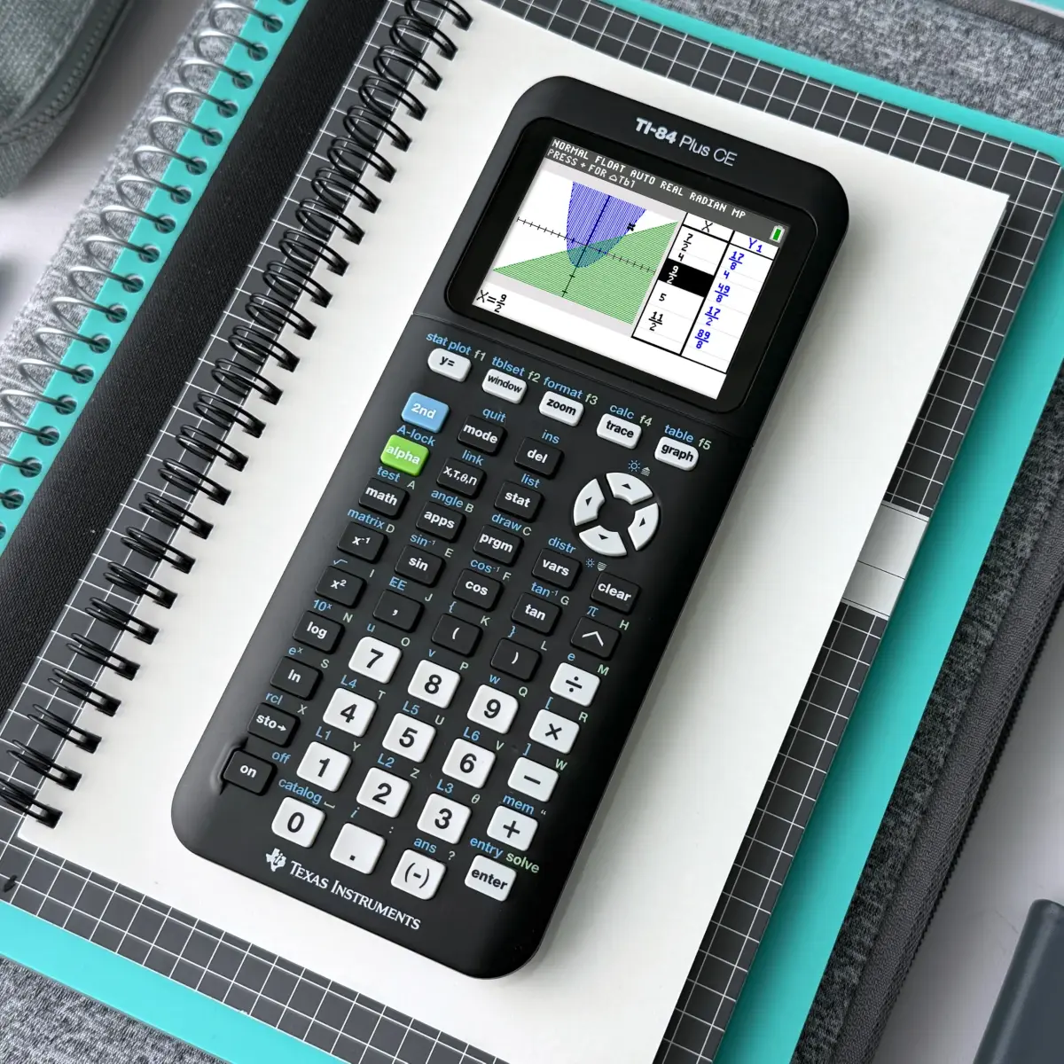 Texas Instruments TI-84 Plus CE Color Graphing Calculator, Black | 2.8-inch LCD Display - view 4