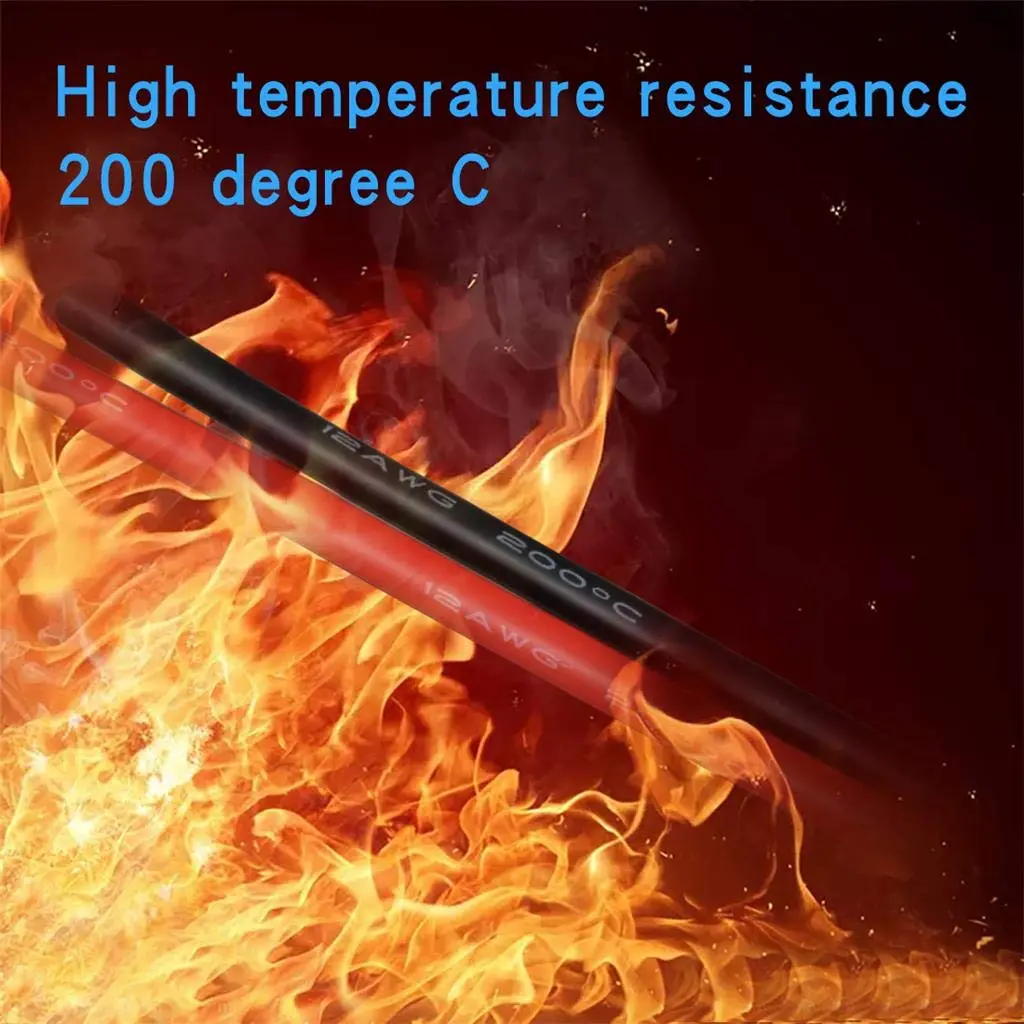BNTECHGO 12 AWG Silicone Wire Red & Black 10 ft (3.05 m) | 600V, 200°C Rated, Ultra-Flexible Stranded Copper - view 6